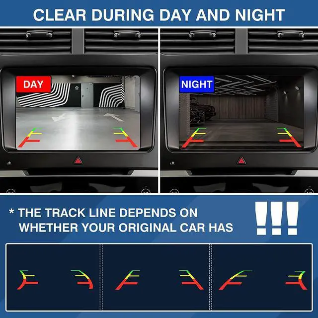 Alt view image 3 of 7 - Rear View Backup Camera Fit for Cadillac SRX 2010-2016, Reversing Parking Assist Camera OE Replacement 20910350 15926122 22915398 (6 Plug pin Holes)