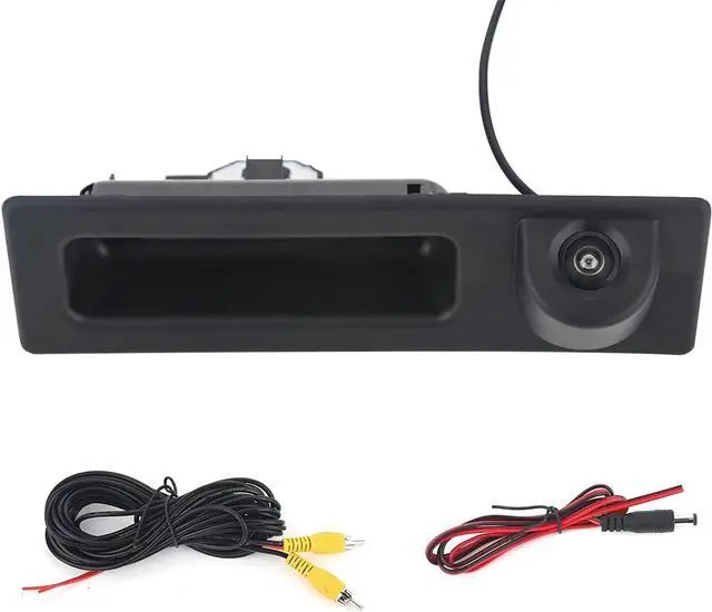 Main image of HD 1280x720p Rear View Camera, Trunk Handle Rear View Reverse Backup Camera Compatible with BMW Vehicle F Series 3/4/5 X3 X4 F30 F32 F10 F11 F25