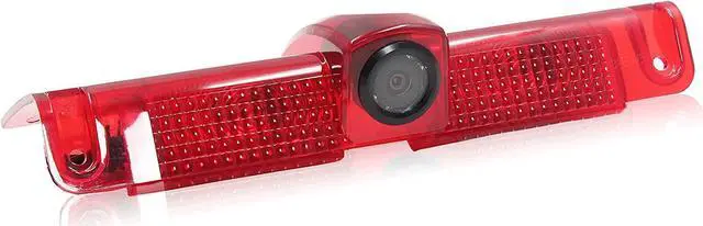 Main image of EWAY 3rd Third Brake Light Backup Camera for Chevrolet Express/GMC Savana Explorer Van 1500 2500 3500 2003-2019 Roof Mount Reversing Camera for Cargo Top Rear Brake Light w/ 8 IR Light Night Vision
