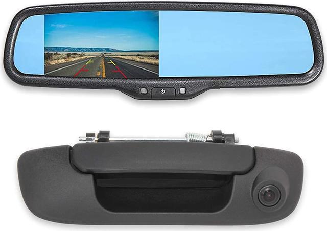 EWAY Tailgate Handle Backup Reverse Camera with 4.3 inch Rear View