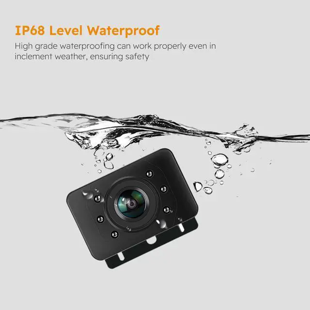 Alt view image 5 of 7 - VECLESUS WM1 1080P HD Wireless Backup Camera System, 4.3LCD Monitor, Superior Night Vision Wide Viewing Angle Stable Signal Wireless Rear View Camera for Cars, Sedans, SUVs, Pickups, Vans