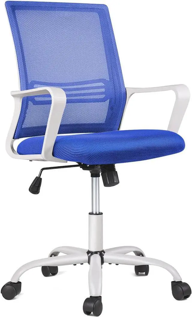 Main image of Office Chair, Desk Chair Ergonomic Office Chair Computer Chair, Home Office Desk Chairs with Wheels Mesh Office Chair, Rolling Task Chair with Armrests Mid Back