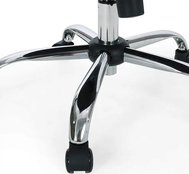 Alt view image 2 of 7 - Christopher Knight Home Jacob Modern Glam Swivel Office Chair, White and Silver