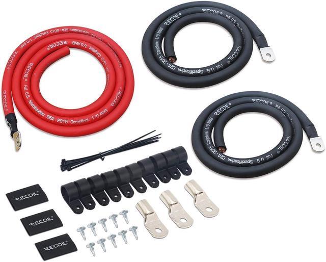 Main image of PBG3 True Spec 1/0 Gauge 99.99% Oxygen Free Copper Wire Big 3 Amp Wiring Upgrade Kits for Car Audio Systems up to 350 Amps