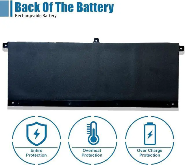 Alt view image 6 of 7 - VANPIR H5CKD Laptop Battery, 15V 53Wh 3360mAh Compatible with Dell Vostro 5300 5401 5501 Latitude 3410 3510 Inspiron 5300 5401 5408 5501 5508 5400 7405 7300 7500 2-in-1 Silver Series 07T8CD