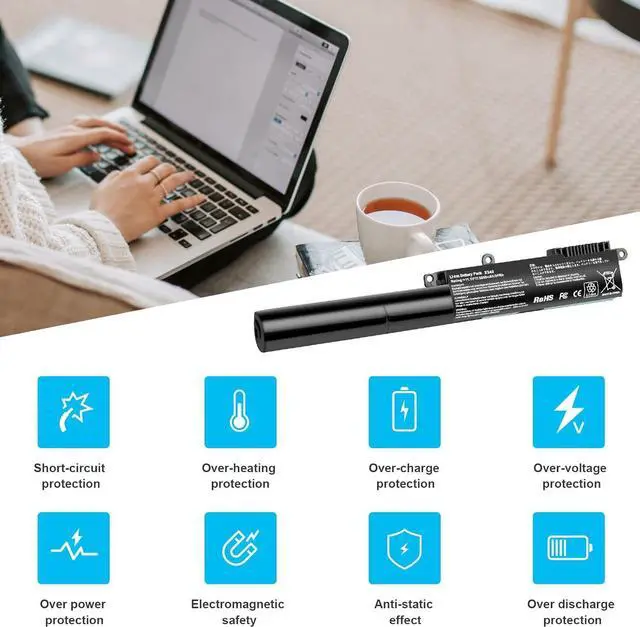 Alt view image 6 of 7 - Fancy Buying New A31N1519 Laptop Battery for ASUS X540 X540S X540SA R540SA X540L X540LJ X540LA-SI302 X540LA X540SC X540YA Series Laptop 3ICR19/66