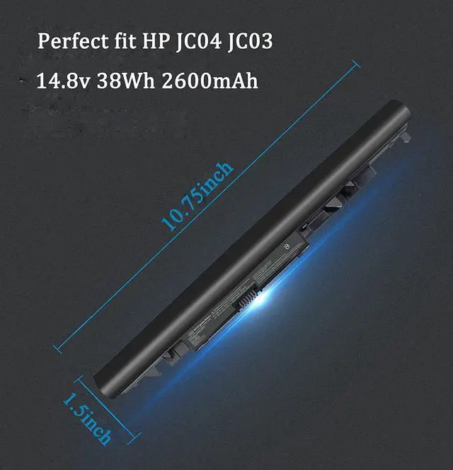Alt view image 2 of 6 - 919700-850 Battery, HP JC04 JC03 Battery for 919701-850 919681-221 919682-121 919682-421 919682-831 17-ak0xx 17-ak013dx 17-bs0xx hstnn-lb7v 15-bw0xx 15-bs0xx 250 g6 Battery 14.8V/2600mAh/ 38Wh
