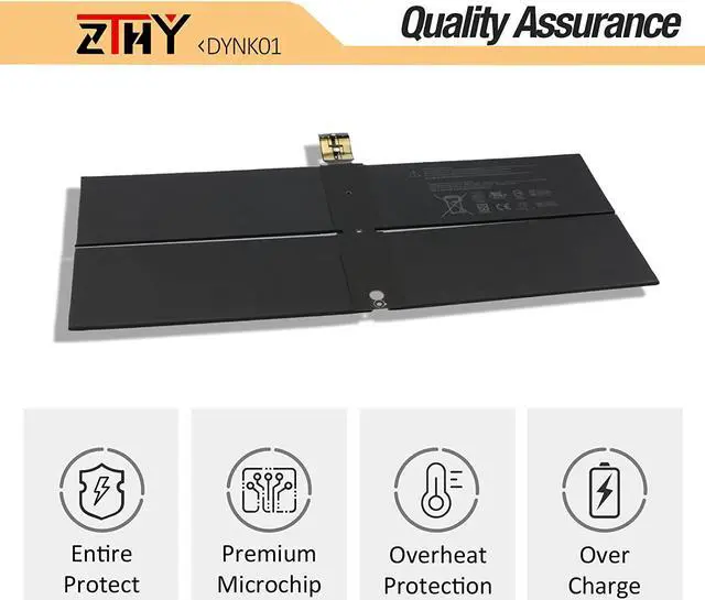 Alt view image 6 of 7 - ZTHY DYNK01 G3HTA036H Battery Replacement for Microsoft Surface 1st Gen Laptop 1769 2017, Surface Laptop 1782 13.5'', 2-LQN-00004 KSR-00001 DAG-00003 7.57V 45.2Wh 5970mAh 4-Cell with Tools