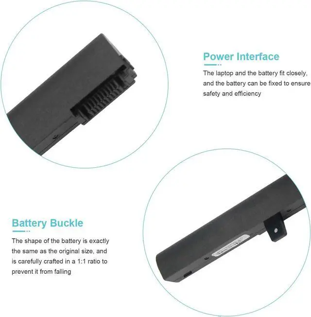 Alt view image 5 of 7 - Fancy Buying Laptop Battery for Asus X551M X551 X551C X551CA X551MA X451 X451C Series A41 D550 0B110-00250100 A31N1319 A41N1308 A31LJ91 High Performance Battery