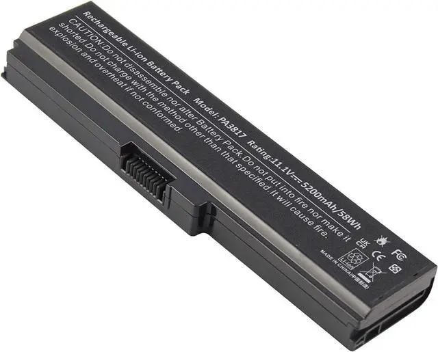 Alt view image 3 of 7 - Laptop Battery PA3817U-1BRS PA3818U-1BRS PA3819U-1BRS for Toshiba Satellite C655 C675 C675D L645 L645D L655 L655D L675 L675D L745 L755 L755D P745 P755 P775 M645 A660 A655 PA3817U Series Battery