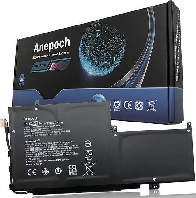 Main image of PG03XL 831532-421 Laptop Battery Replacement for HP Spectre X360 15-AP012DX 15-AP011DX 15-AP000NA 15-AP000NX 15-AP001NF 15-AP002NG Series 831532-422 HSTNN-LB7C 831758-005 11.55V 65Wh 5680mAh
