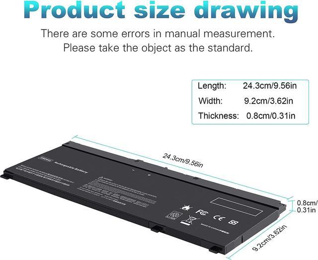 Alt view image 4 of 7 - TREE.NB SR04XL 917724-855 Replacement Laptop Battery for Hp Pavilion 15-CB000 Power 15-CB000 15-CE015DX 15-CE000 15-DC0000 Series 917678-1B1 917678-2B1 HSTNN-DB7W HSTNN-IB7Z