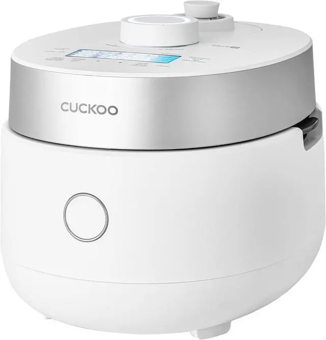 Alt view image 2 of 7 - CUCKOO CRP-MHTR0309F 3-Cup (Uncooked) / 6-Cup (Cooked) Induction Heating Twin Pressure Rice Cooker & Warmer with Nonstick Inner Pot, 15 Menu Modes, 3 Voice Guide, Auto Clean (White)
