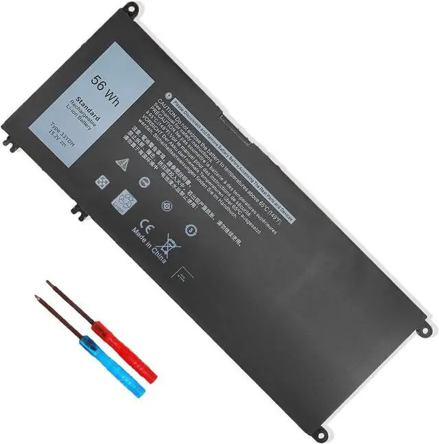 Main image of 33YDH Battery for Dell Inspiron 17 7000 7773 7786 7778 7789 2-in-1 15 7577 Latitude 13 3380 14 3490 15 3590 3580 G5 15 5587 G3 3579 3779 G7 7588 Vostro 7580 7570 PVHT1 P30E 81PF3 081PF3