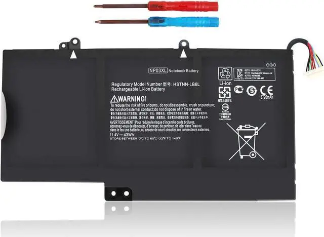 Main image of NP03XL 761230-005 Battery for HP Envy X360 15-u010dx 15-u011dx 15-u110dx 15-u111dx 15-u473cl 15-u483cl 15-u363cl Pavilion X360 13-a010dx 13-a012dx 13-a110dx 13-a113cl 13-a013cl 760944-421 HSTNN-LB6L