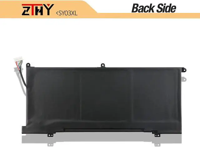 Alt view image 6 of 7 - ZTHY SY03XL Laptop Battery Replacement for HP Chromebook X360 14 G1 14-DA 14-DA0011DX 14-DA0021NR 14-DA0500ND Chromebook 15-DE 15-DE0010NR 15-DE0021CL L29913-221 L29959-002 SY03060XL 11.55V 60.9Wh