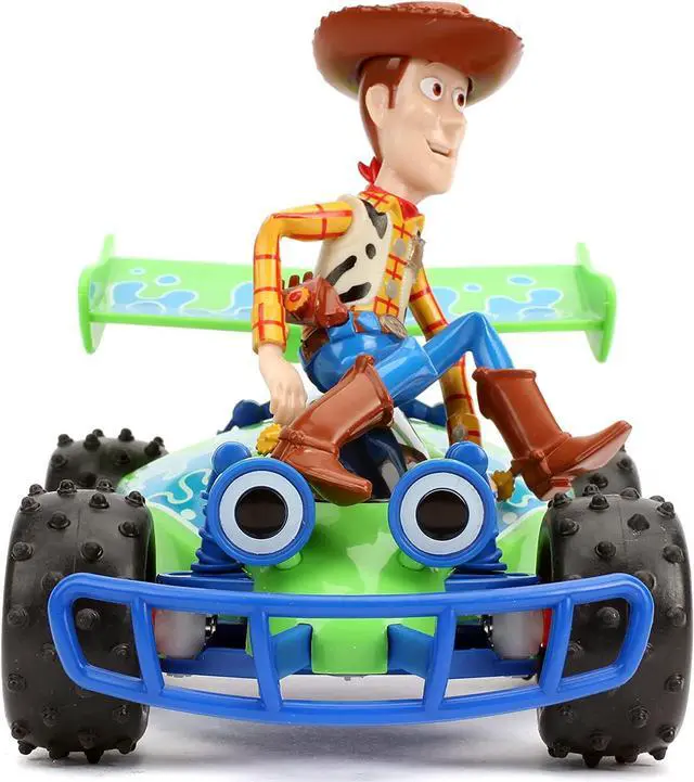 Alt view image 2 of 7 - Jada Toys Jada Disney Pixar Toy Story 4 Turbo Buggy W/Woody Radio Control Vehicle, 2.4 Ghz, 1: 24