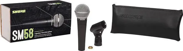Alt view image 2 of 7 - SM58 Pro XLR Dynamic Microphone - Professional Studio & Live Performance Cardioid Mic for Vocals Podcasting and Recording (SM58-LC)