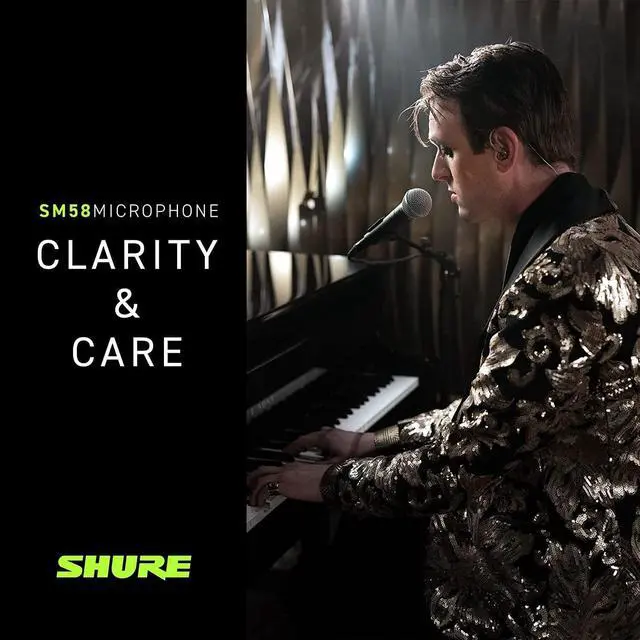 Alt view image 5 of 7 - SM58 Pro XLR Dynamic Microphone - Professional Studio & Live Performance Cardioid Mic for Vocals Podcasting and Recording (SM58-LC)