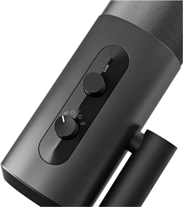 Alt view image 7 of 7 - EPOS Gaming B20 Streaming Microphone - 2.9m Cable USB-C Computer Microphone for Gaming - PC & Laptop Connection with Audio Controls - Compatible with PC, Mac, and PS4/5 - Desk Stand Included, Gray