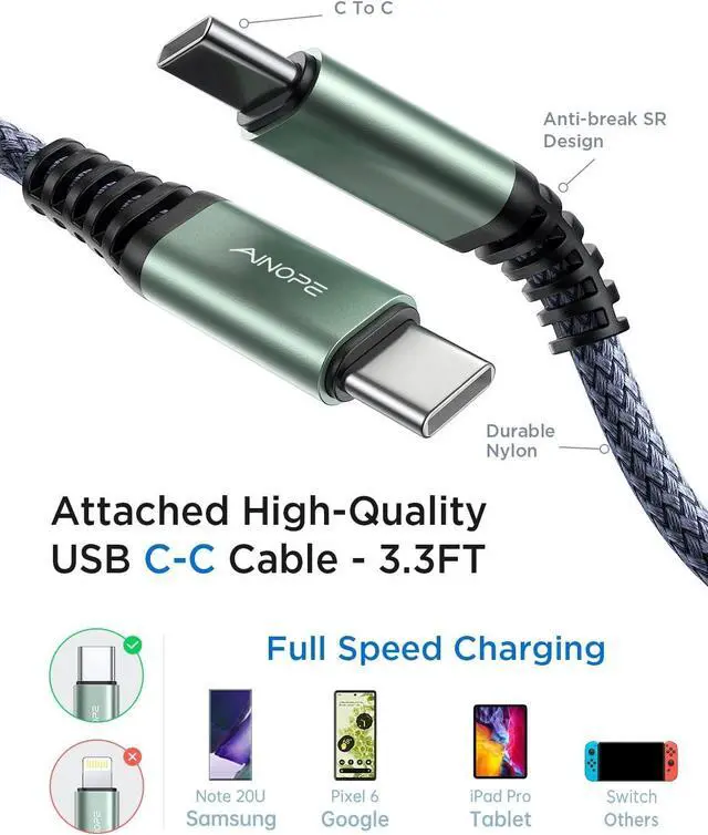 Alt view image 6 of 7 - AINOPE Small Portable Charger for iPhone, Mini 10000mAh Power Bank,20W PD Fast Mini Mobile Power Bank,Small Portable Charger Power Bank for iPhone 15/14/13/12/11/XR/8/7/6 etc,Samsung Galaxy Android