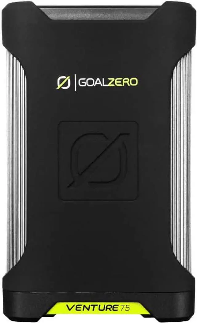 Main image of Goal Zero Venture 75 Portable Charger Power Bank 19200mAH 60W USB-C Power Delivery Port, 2 USB Outputs IP67 Rating 50 Lumens Flashlight