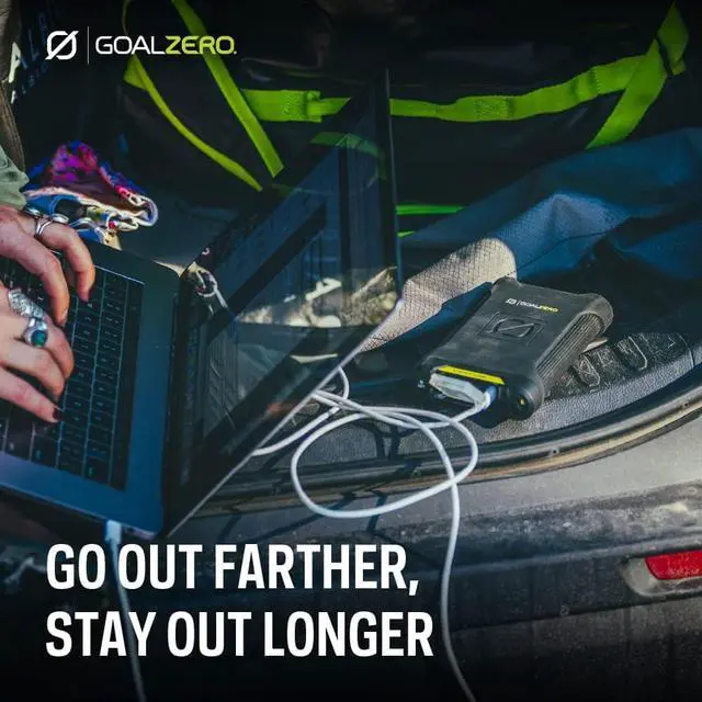 Alt view image 2 of 7 - Goal Zero Venture 75 Portable Charger Power Bank 19200mAH 60W USB-C Power Delivery Port, 2 USB Outputs IP67 Rating 50 Lumens Flashlight