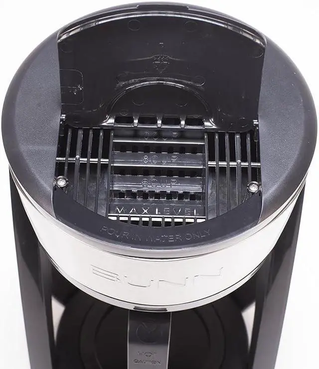 Alt view image 7 of 7 - BUNN Heat N Brew Coffee Maker, 10-cup, Stainless Steel