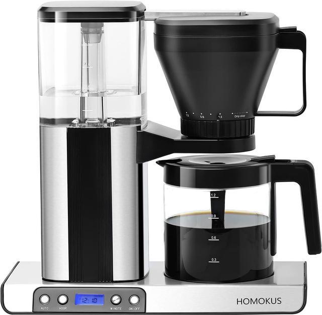 Drip Coffee Maker With Timer Strength Control and Coffee Pot Programmable  Coffee Maker Black