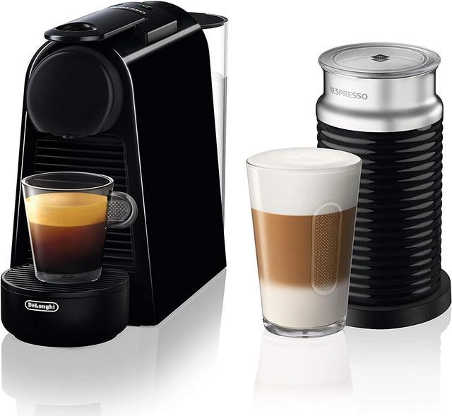 Nespresso Mini Coffee Machine by DeLonghi w Aeroccino Milk Frother