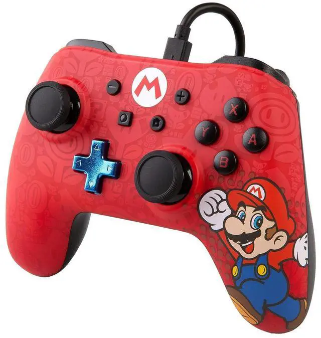 Alt view image 5 of 7 - PowerA Wired Controller for Nintendo Switch - Mario, Gamepad, Game controller, Wired controller, Officially licensed