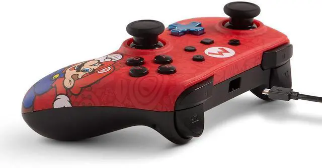 Alt view image 6 of 7 - PowerA Wired Controller for Nintendo Switch - Mario, Gamepad, Game controller, Wired controller, Officially licensed