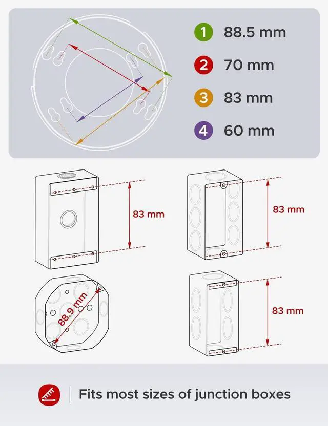 Alt view image 7 of 7 - X-Sense Hardwired Combination Smoke and Carbon Monoxide Detector, Hardwired Interconnected Smoke and CO Detector Alarm with Replaceable Battery Backup, XP04, 3-Pack