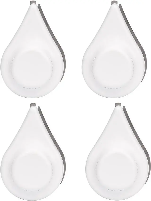 Main image of Zigbee Water Leak Sensor with Dripping Detection 4 Pack, 120 dB Alarm, App Notifications Enabled When Compatible with Home Assistant and Compatible Zigbee HUB, Batteries Included