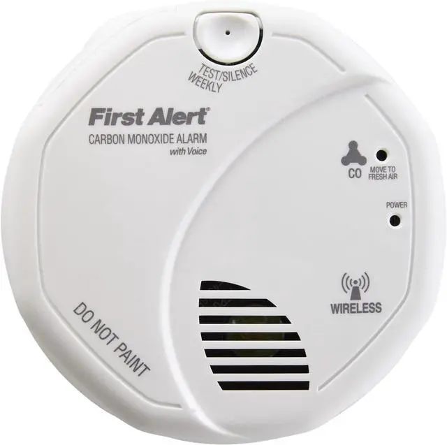 Alt view image 3 of 5 - First Alert BRK CO511 Carbon Monoxide (CO) Detector Wireless Interconnected with Voice and Location
