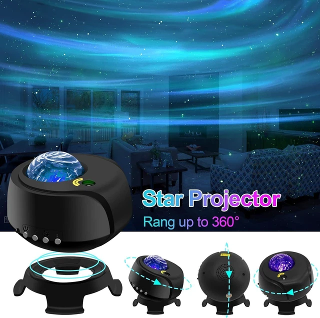 Alt view image 2 of 6 - FLITI The Largest Coverage Area Galaxy Projector, Star Sky Lights Projector, with Changing Nebula and Galaxy Shapes Night Light
