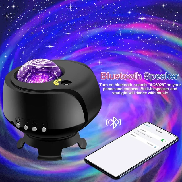 Alt view image 6 of 6 - FLITI The Largest Coverage Area Galaxy Projector, Star Sky Lights Projector, with Changing Nebula and Galaxy Shapes Night Light
