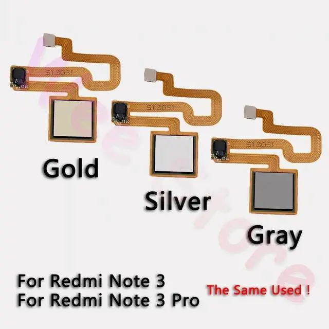 Alt view image 3 of 3 - Back Home Button Fingerprint Sensor Flex Cable For Xiaomi Redmi Note 3 3s Pro Home Flex Phone Parts