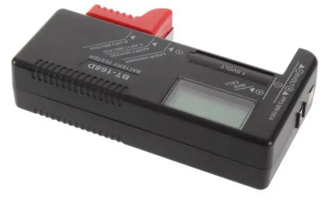 Alt view image 3 of 3 - Battery Tester  Indicator Universal Battery Cell Tester AA AAA C/D 9V Volt Button Checker battery tester