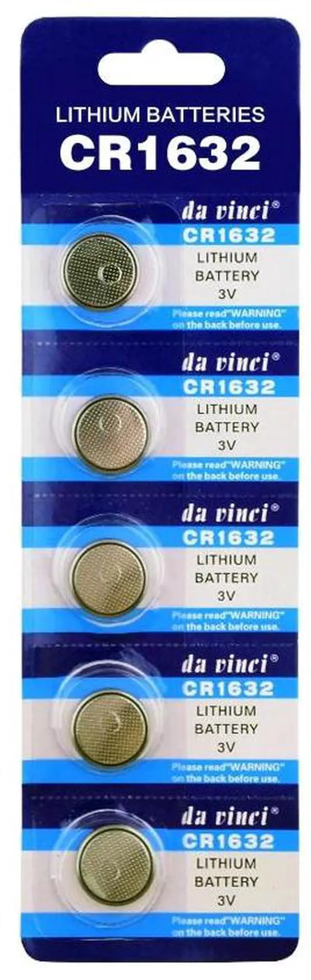 Alt view image 3 of 6 - 10pcs CR1632 Liion Cell 3V Lithium Battery Button Coin Cell 1632 BR1632 ECR1632 DL1632 KCR1632 LM1632 KL1632 L1632 KECR1632