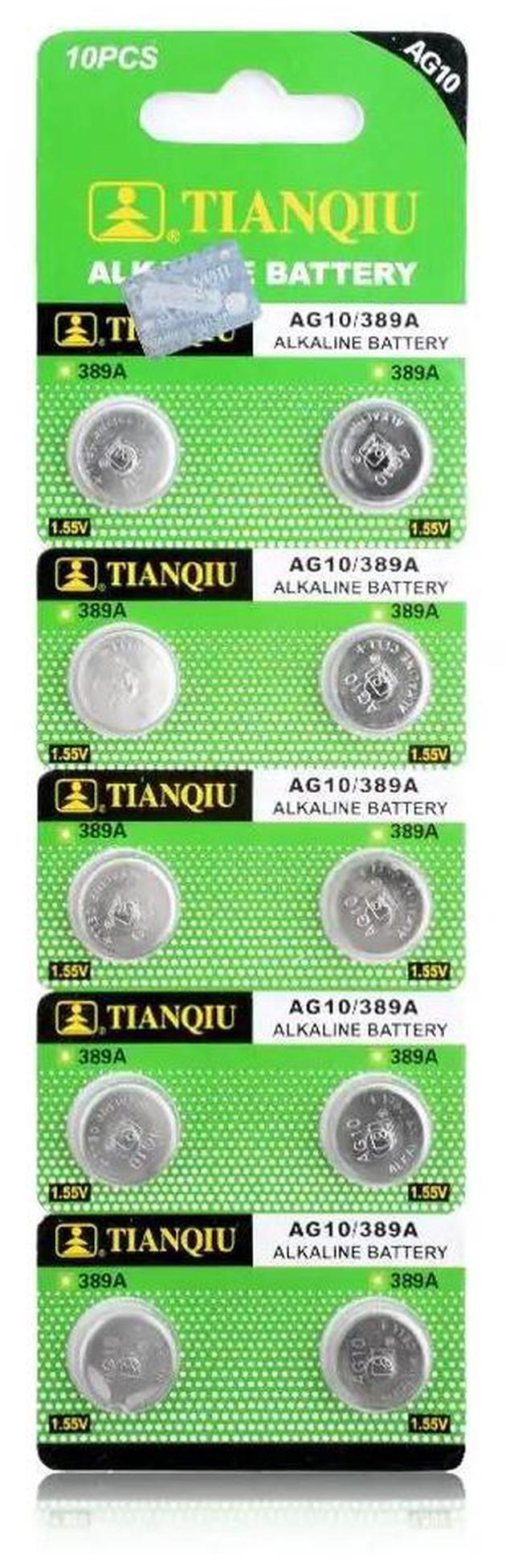 Alt view image 2 of 6 - Lowest Price++Pile Montre+ +Hot Selling+ 20Pcs 1.55V AG10 LR54 LR1130 L1131 389 189 Alkaline Batteries Button Cell Coin 21