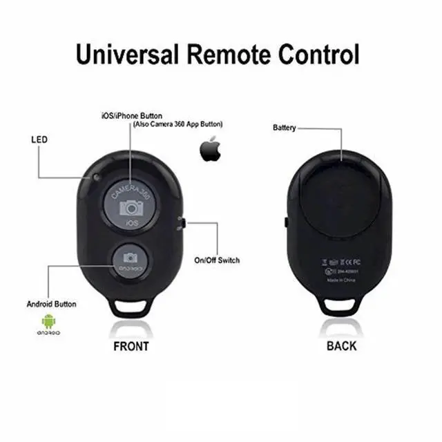 Alt view image 4 of 6 - Shutter Release Button Controller Adapter For Selfie Photograph Control Bluetooth Remote Phone Camera For Android IOS iPhone