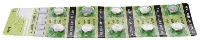 Alt view image 2 of 6 - 10Pcs Alkaline Battery AG7 1.55V Button Coin Cell Watch Batteries LR927 LR57 SR927W 399 GR927 395A Drop Shipping
