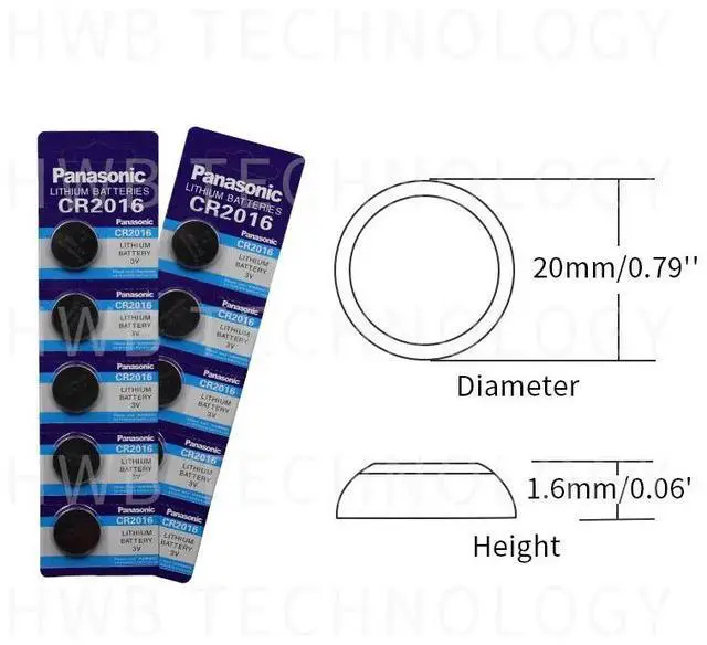 Alt view image 2 of 4 - 10pcs brand  battery for  cr2016 3v button cell coin batteries for watch computer cr 2016 For Control Toy