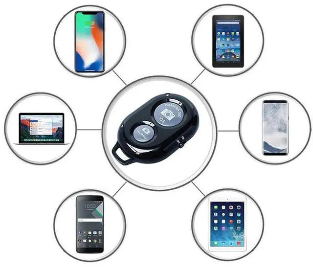 Alt view image 3 of 6 - Shutter Release Button Controller Adapter For Selfie Photograph Control Bluetooth Remote Phone Camera For Android IOS iPhone
