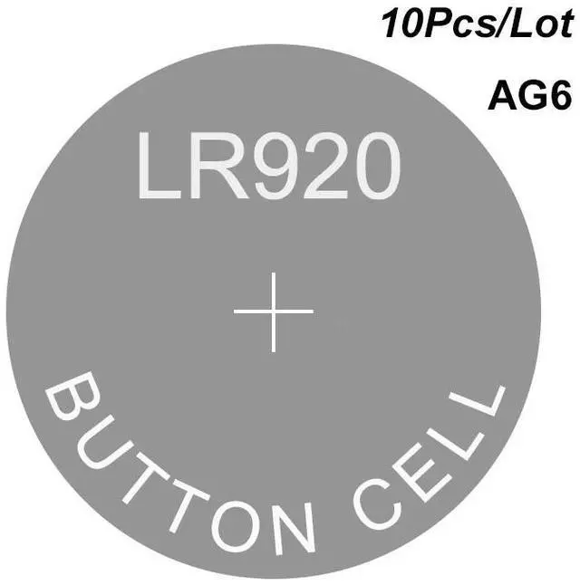 Main image of Alkaline Battery Watch Cells Button Cell Batteries AG6 1.5V LR921 LR920 SG6 LR69 SR69 SR920 SR921 171 370 371 371A D370 S18 CX69