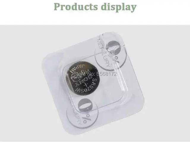 Alt view image 4 of 6 - 4pcs FOR SONY 45mAh AG6 371 SR920SW LR920 371 L921 LR69 SR920 SR69 1.55V Button Cell watch Coin Single grain packing