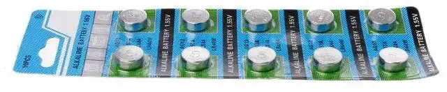 Alt view image 4 of 6 - 10pcs 30mAh 1.55V AG13 LR44 L1154 RW82 RW42 SR1154 SP76 pila SR44 Button Batteries For Watch Toys Remote etc Cell Coin Battery