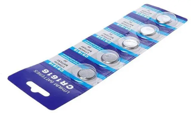 Alt view image 2 of 6 - 5PCS Button Battery CR1616 Lithium Coin Cell Batteries 3V DL1616 ECR1616 LM1616 CR 1616 Electronic Car Key Watch Toy Remote