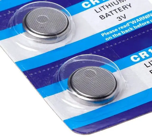 Alt view image 5 of 6 - 5PCS Button Battery CR1632 Lithium Coin Cell Batteries 3V LM1632 BR1632 ECR1632 CR 1632 Electronic Watch Toy Remote 090F